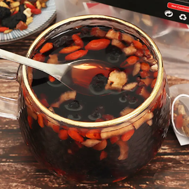 30/60/90 Bags Five Treasures Tea and Kidney tea Father's Day Gifts- Blend of Barley, Red Dates, Goji, Mulberry & More Organic Kidney Cleanse Tea, Trad