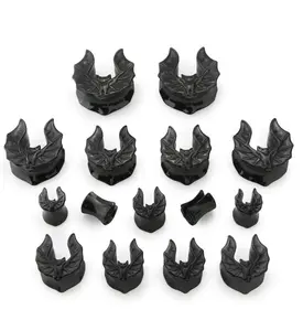 Black PVD Bat Stainless Steel Saddles Black PVD Bat Stainless Steel Saddles