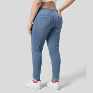 Halara Flex Mid Rise Zipper Pockets Casual Plus Size Skinny Jeans