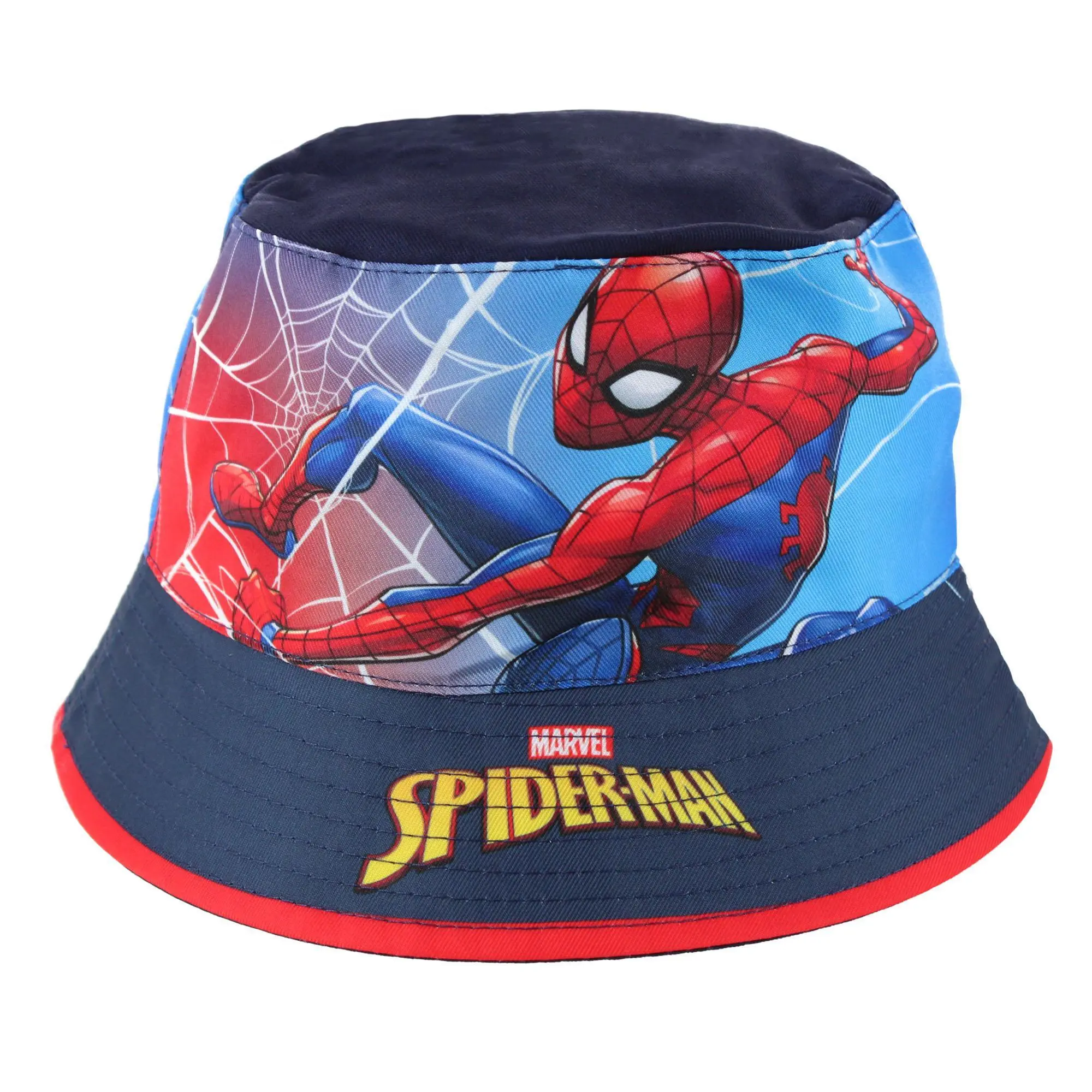 Textiel Trade Boy's Spiderman Bucket Hat, Bucket Hats