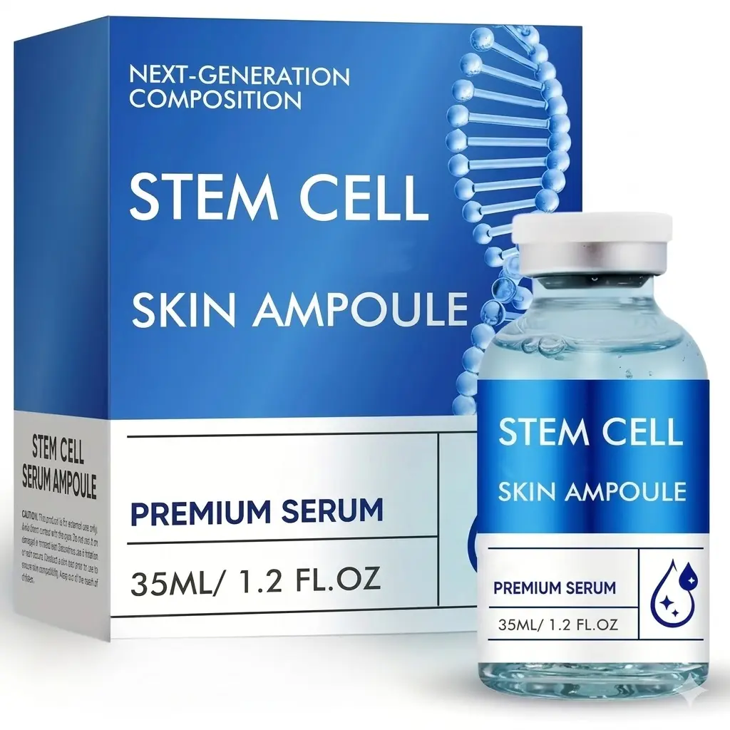 STEM CELL Skin Ampoule – Premium Anti-Aging Serum – Next-Generation Bio-Active Formula – Supports Skin Repair & Rejuvenation – 35ml (1.2 fl oz) Advanced Firming Radiant