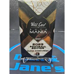 HOT PACK 2023 Wild Card Auto Mania Hobby Box Pro Look Football Edition HIT PACK (1 Auto #d to 3 or less)  DRAFT NIGHT