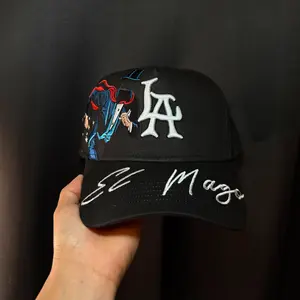 Dandy Hats Los Angeles Premium Black Cap – 31 Hats x El Mago Red Edition Snapback Baseball Cap– Limited Edition Streetwear Snapback
