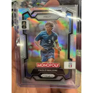 2026 Prizm Monopoly FIFA World Cup Soccer Paolo Maldini #37 silver refractor