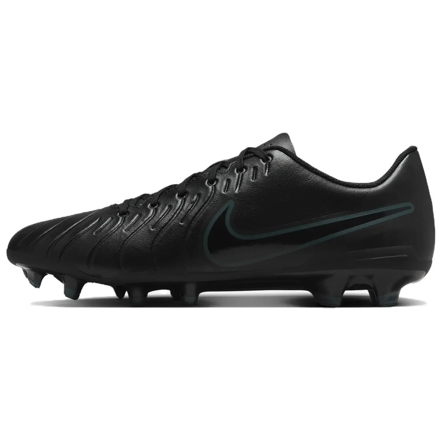Nike Tiempo Legend 10 Men's Black Football Cleats - Kangaroo Leather, Antimicrobial Fabric, Foam Cushion, Flexible, Lightweight, Durable, House White Maison Mihara Casual Trainers