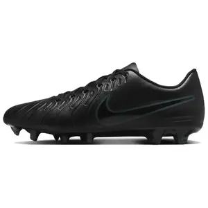 Nike Tiempo Legend 10 Men's Black Football Cleats - Kangaroo Leather, Antimicrobial Fabric, Foam Cushion, Flexible, Lightweight, Durable, House White Maison Mihara Casual Trainers