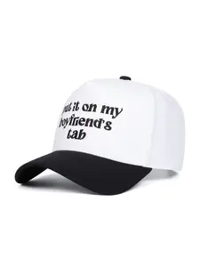 Women's Letter Print Baseball Cap, 5 Panel Design, Sporty Style, Outdoor Sun Protection, Casual Wear, Spring/autumn/travel/beach