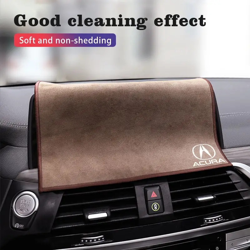Microfiber Towel Car Cleaning Care Accessories Durable Cleaning Supplies Cleaning Cloth For Acura ADX RDX ZDX Integra NSX MDX TLX CDX ILX RLX TL RL