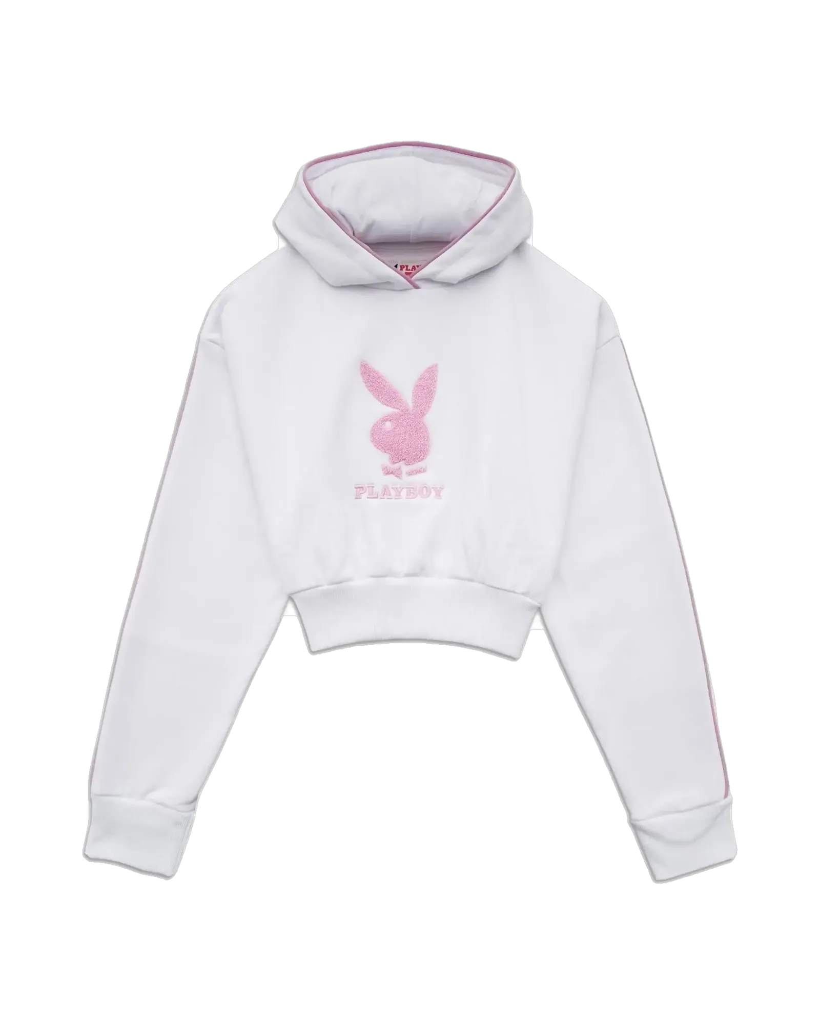 Playboy Cropped Chenille Hoodie
