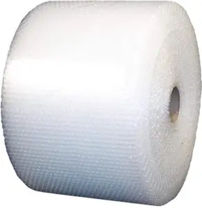 cushioning Roll 3/16 Perforated 12 Bubble Rolls Small 12 Width 700 feet, Clear