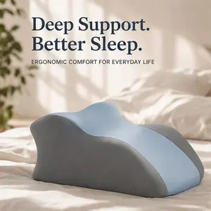 Deep Support Ergonomic Pillow, Premium Memory Foam Neck Pillow for Pain Relief, Restful Sleep & Versatile Use