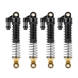 INJORA Brass & Aluminium 59MM Long Threaded Shock Absorber Oil Damper for 1/18 RC Crawler TRX4M Upgrade (4M-63)