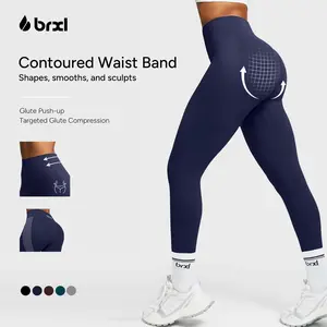 BRXL BrxlGrit Scrunch Butt Lifting Tummy Control High Waist Workout Leggings for Women Seamless Compression Gym Yoga Pants 4 Way Stretch Squat Proof Non See Through Moisture Wicking for Training Running Gym Sportswear Bottoms Spandex For Gym#beachoutfit