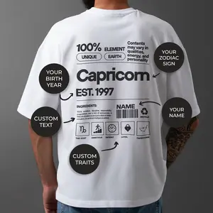 Personalized Horoscope Shirt, Zodiac Gift, Astrology Tee, Vintage Inspired, Gifts For Him, Unique Gift Ideas, Astrology T-Shirt
