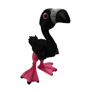 Articulating Flamingo 3D Printed Figurine Movable Plastic Tropical Shelf Decor Ornaments