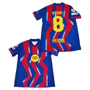 2025 2026 Home 8# Pedri Short Sleeve Soccer Jersey