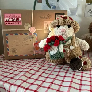 Bouquet Crochet Bunny (Gift Set)