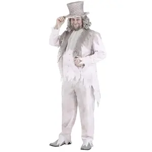 Men's Plus Size Victorian Ghost Costume