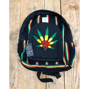 Hemp BackPack - Rasta Color