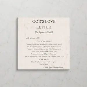 A Love Letter from God for Sons