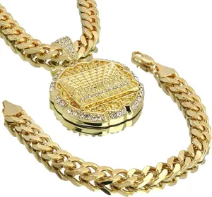 14k Gold over Rose Gold - Lab Diamonds chain & bracelet