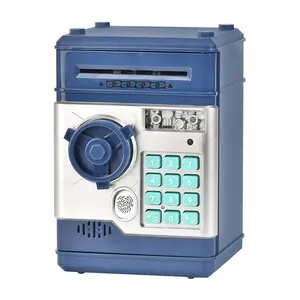 Electronic Coin Savings Bank, Digital PiggyBank, ATM Savings Bank Coin Storage Box,Novelty Gag Toy, Fun Gift Cash Coin Jar Coin Counter summerwins