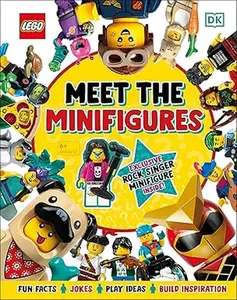 LEGO Meet the Minifigures With Exclusive LEGO Rockstar Minifigure Fun Facts Jokes Play Ideas Build Inspiration Book