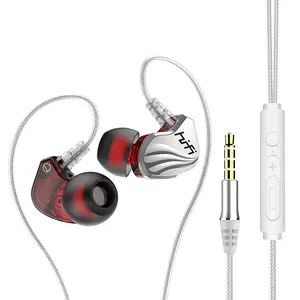 3.5MM Wired Music Earphones & Headphones With Heavy Bass For Gaming On Mobile For Sports High-Quality Sound In-Ear Design Audio Electronic
