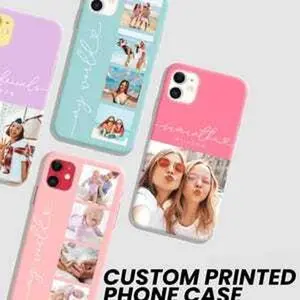 Custom Text Family Photo Phone Case For Apple iPhone Personalized Phone Covers Custom Name Cases For iphone  16 / 15 / 14 Women Custom Gift