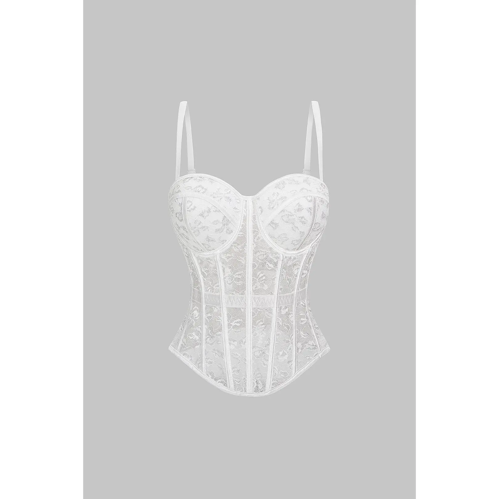 Lace Corset Buckle Cami Top