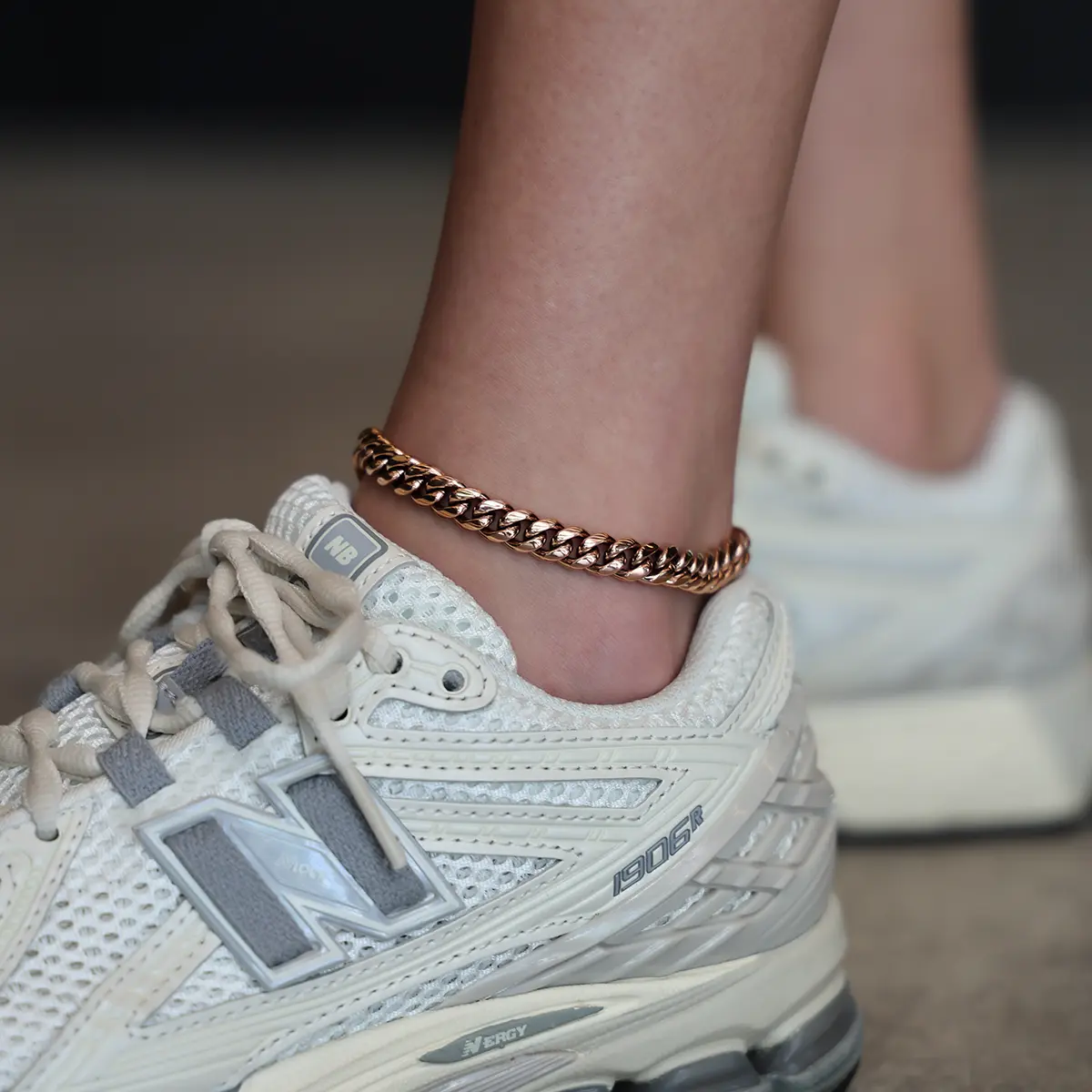 GLD Miami Cuban Anklet in Rose Gold- 8mm - Perfect Gift