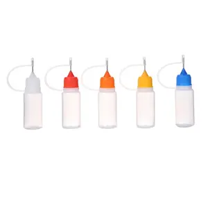 5 pcs/lot 10ml 20ml 30ml 60ml Needle Tip Bottles Empty Applicator Bottles for DIY Crafts Fill with Paint Glue Craft Supplies