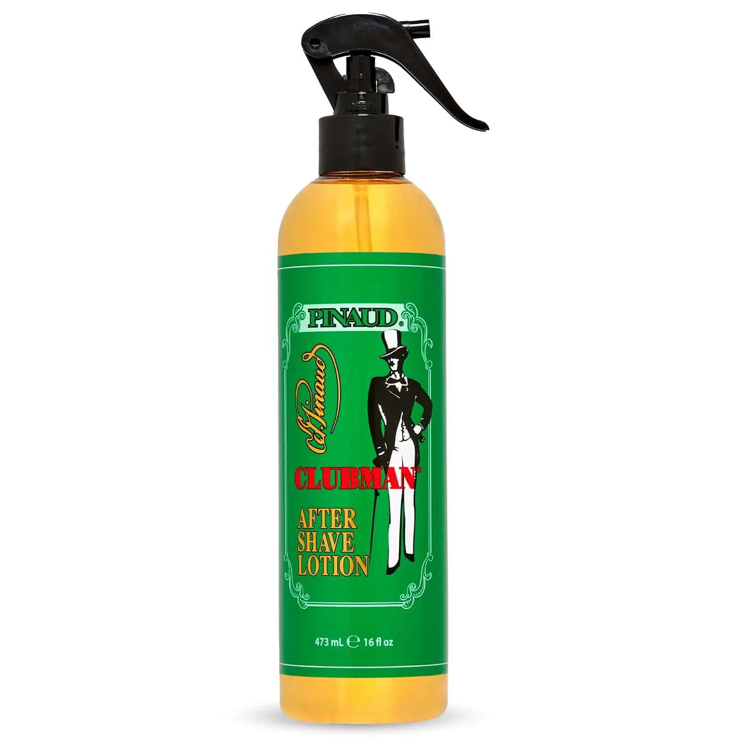 Clubman Classic Vanilla Aftershave, Soothing & Moisturizing Post-Shave Lotion Spray for Men with Citrus Notes, 16 fl oz Bottle, Adults, Hydrating, Liquid, Barber Shop, Cruelty Free, Aftershave Lotion, Paraben Free, Scent, Barber Finish, Single Item, Alcoh