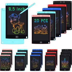 20 Pack 8.5 Inch LCD Writing Tablet for Kids, Reusable Drawing & Writing Board, Classroom Bulk Set for School, Home, Party, Lightweight Erasable Doodle Board for Boys Girls
