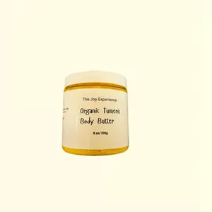 Organic Tumeric Body Butter - Nourishing Formula with Shea Butter for Skin Health, Reduces Dark Spots & Treats Stretch Marks - Comfort