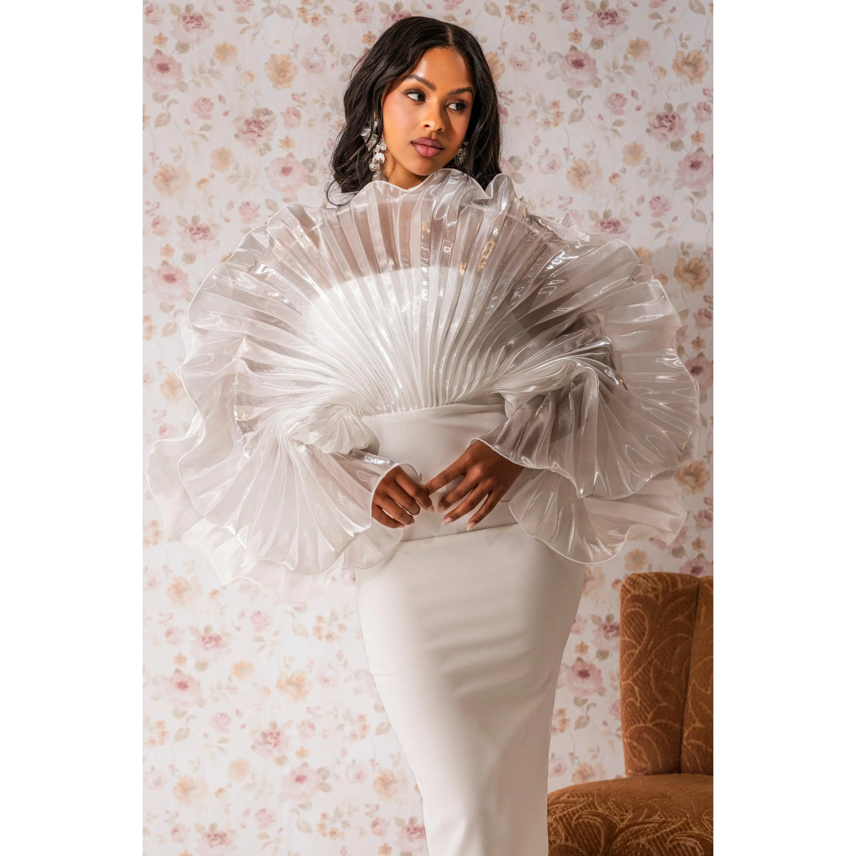 BY THE SEA SHORE BANDAGE MIDI DRESS