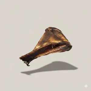 Smoked Deer Meat Bone - Flat - For Dogs - All Sizes