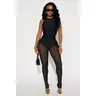 Leona Form Double Lined 2 Piece Set - Black