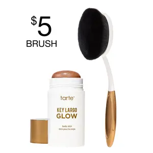 tarte Key Largo GLOW bronzing body stick & brush - - sunkissed glow body makeup & smoothing body brush tarte Key Largo GLOW bronzing body stick & brush - - sunkissed glow body makeup & smoothing body brush