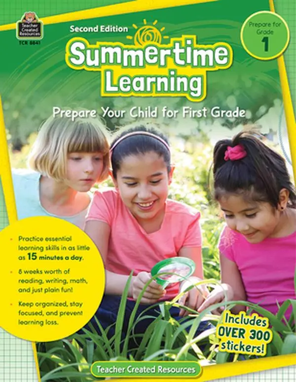 USED-Summertime Learning, Second Edition (Prep. for Gr. 1) by Teacher Created Resources (Paperback)