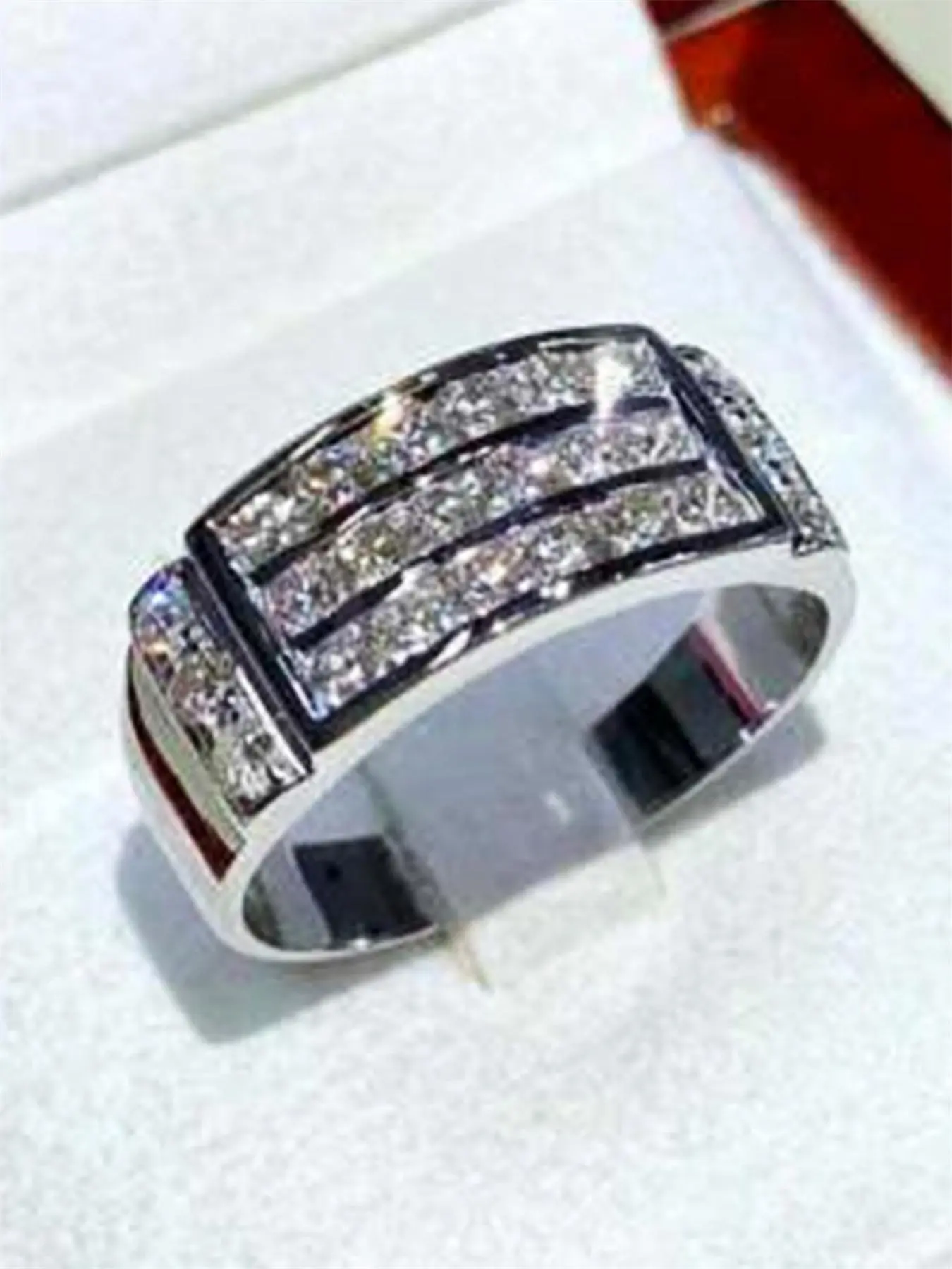 Elegant Rhinestone Decorated Ring,  Exquisite Trendy Ring Wedding Engagement Anniversary Party Jewelry Gifts, Fashionable Jewelry for Women, Elegant Fashion Rings, Beautiful Rings
