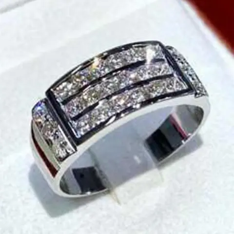 Elegant Rhinestone Decorated Ring,  Exquisite Trendy Ring Wedding Engagement Anniversary Party Jewelry Gifts, Fashionable Jewelry for Women, Elegant Fashion Rings, Beautiful Rings