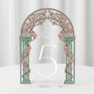 Wedding Table Numbers - Stained Glass
