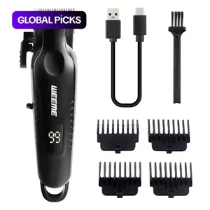 Professional Men's Electric Shaver with Built-In Rechargeable Battery, T-Head Trimmer, Clipper and USB Charging, Grooming Gift for Him