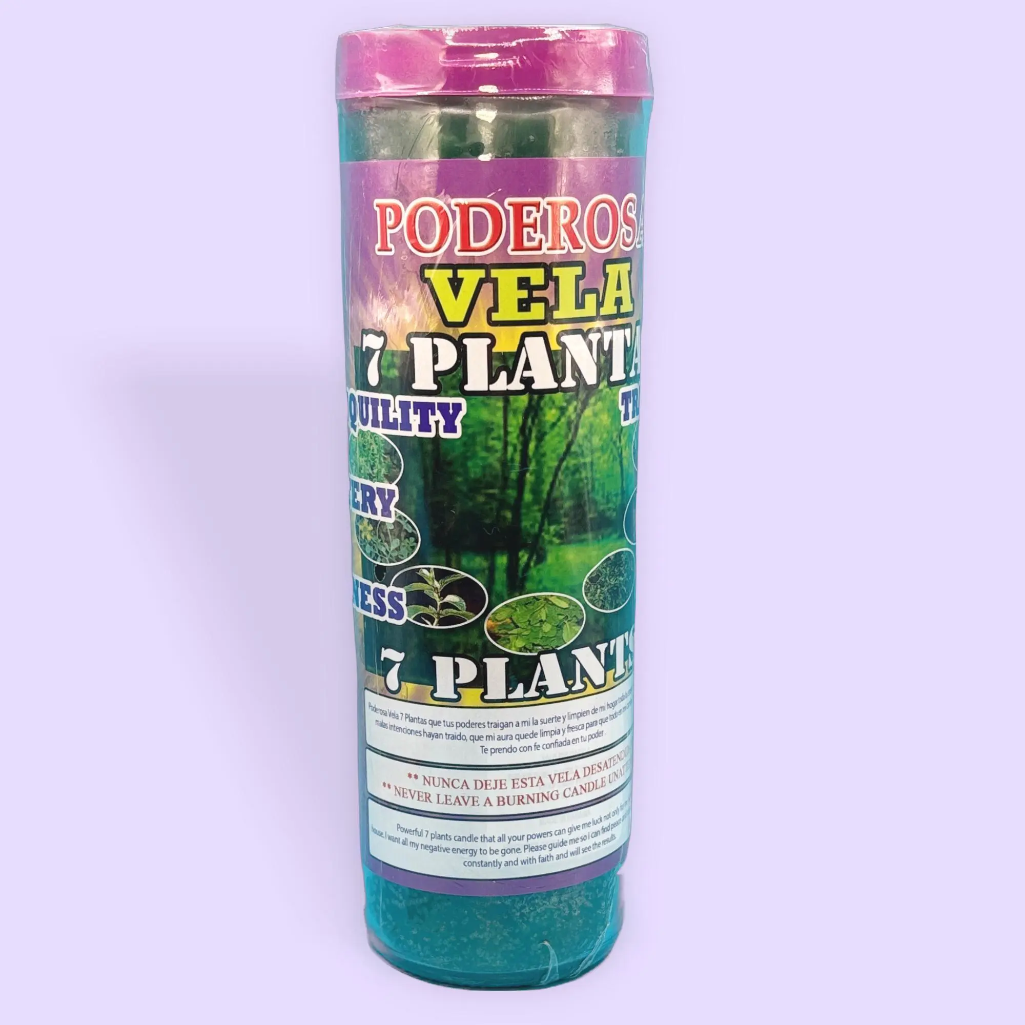 7-Plant Fragrance Cleansing Candle, Long-Lasting Scented Home Decor Candle for Home Supplies