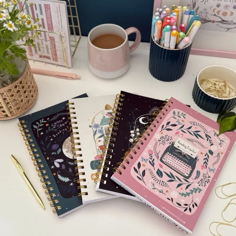 Reading Tracker Journal for Book Lovers - Undated Notebook for Tracking Reading Progress