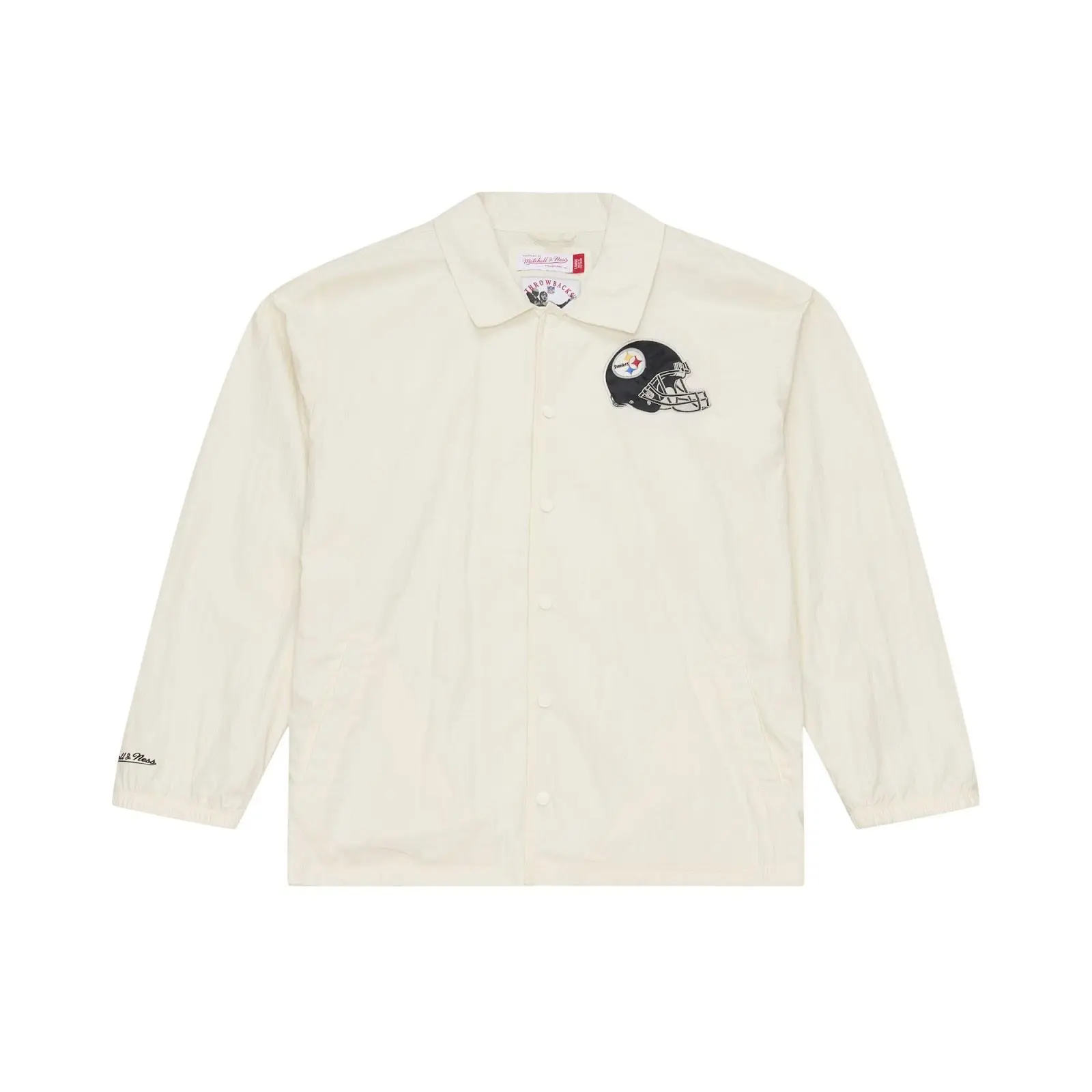 Pittsburgh Steelers Cream Retro Roots Coaches Jacket