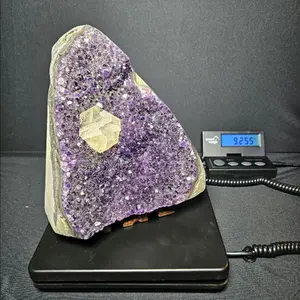 Beautiful Purple Amethyst with Calcite inside!