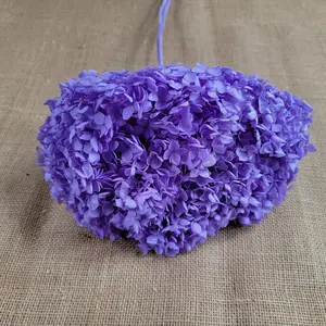 Preserved Hydrangea In Violet, Preserved Hydrangea,  Dried Hydrangea, Preserved Flowers, Dried Flowers, Real Flowers, Wedding Flowers