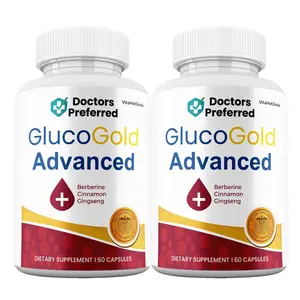 Gluco Gold Advanced Capsules, Max Strength GlucoGold Supplement (2 Pack)